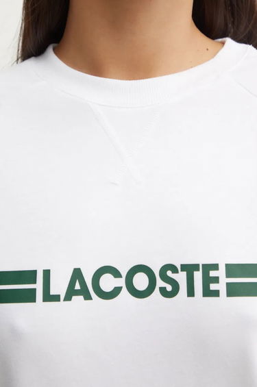 Sweatshirt Lacoste White Graphic Sweatshirt Vit | SF1472, 3