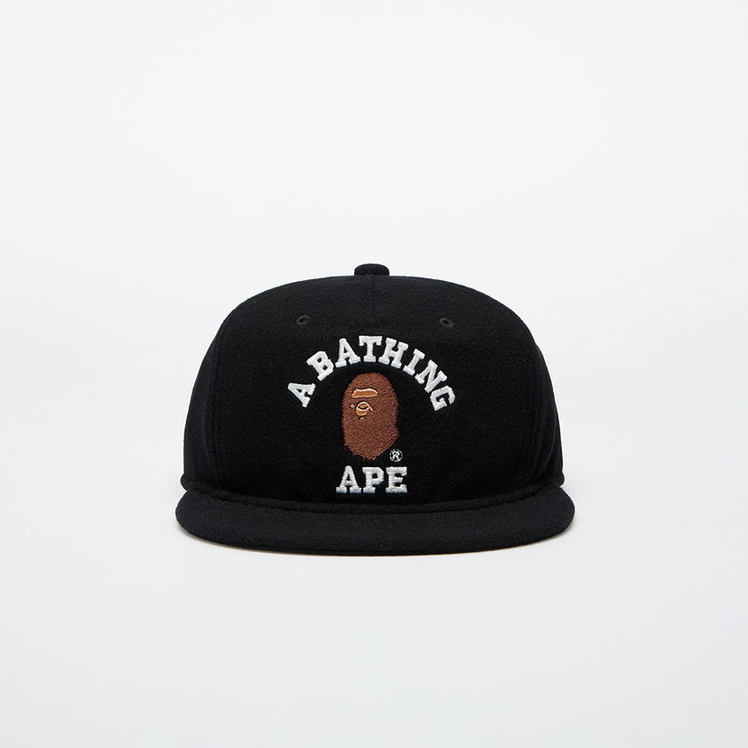 Keps BAPE College Wool Cap Svart | 001CPK801001M BLK