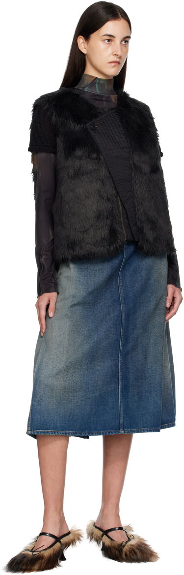 Väst Andersson Bell Andersson Bell Reversible Faux-Fur Vest Svart | awa723u, 4