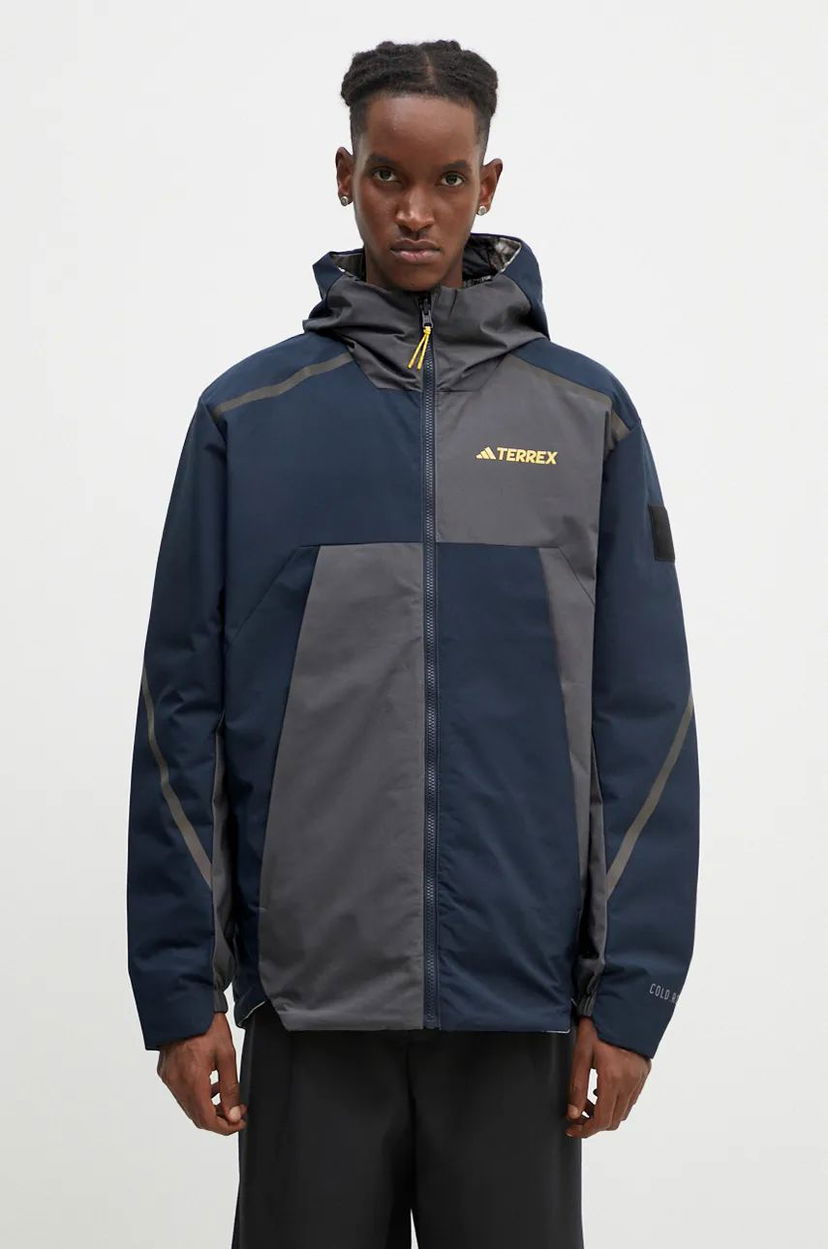 Jacka adidas Originals National Geographic Oversize Coldrdy Jacket Blå | IX7953