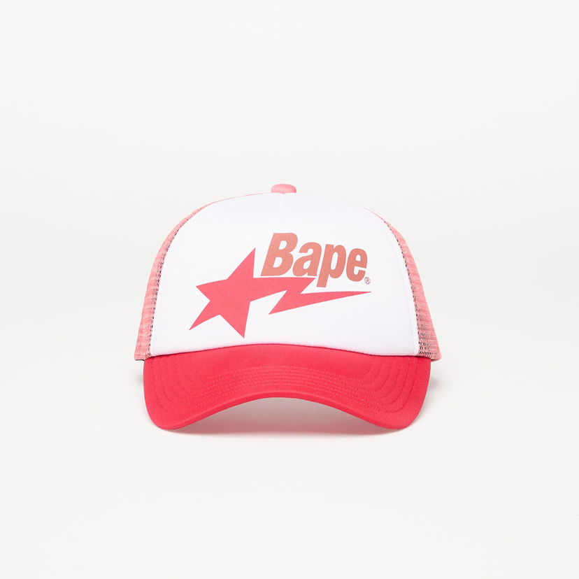 Keps BAPE A BATHING APE Bape Sta Mesh Cap Rosa | 001CPL301006MRED