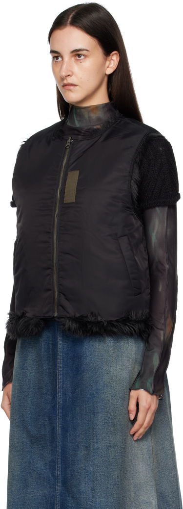 Väst Andersson Bell Andersson Bell Reversible Faux-Fur Vest Svart | awa723u, 3