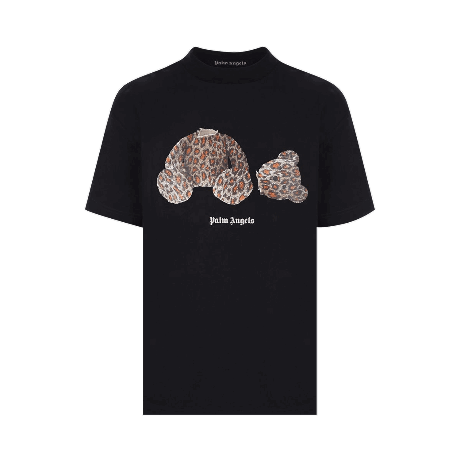 T-shirt Palm Angels Leopard Bear Classic Tee Svart | PMAA001S22JER0181060, 0