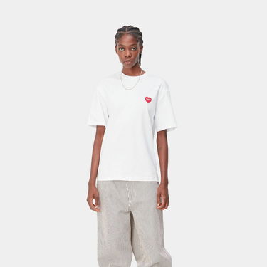 T-shirt Carhartt WIP Heart Patch T-Shirt Vit | I032318_02_XX, 1