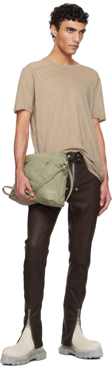 T-shirt Rick Owens Rick Owens Hollywood Level T-Shirt Beige | RU01E5264 UC, 4