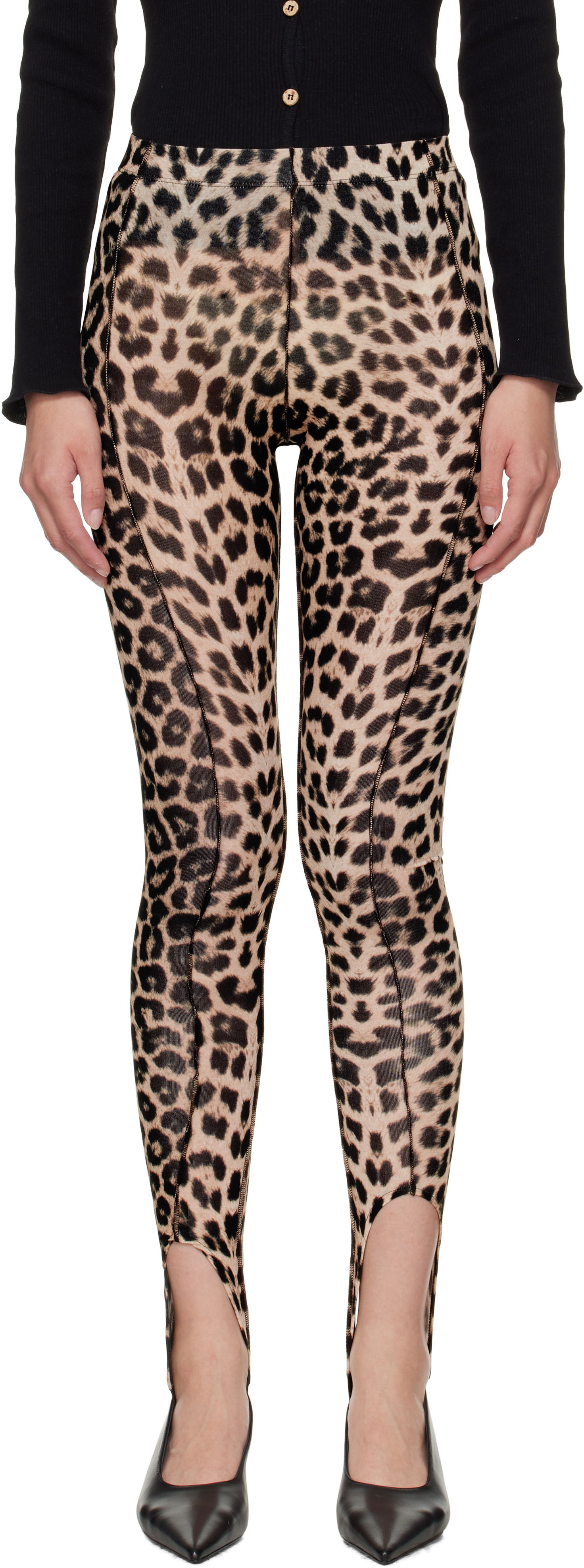 Damasker Baserange Baserange Sync Stirrup Leggings Brun | PASL-CI-AU25, 0