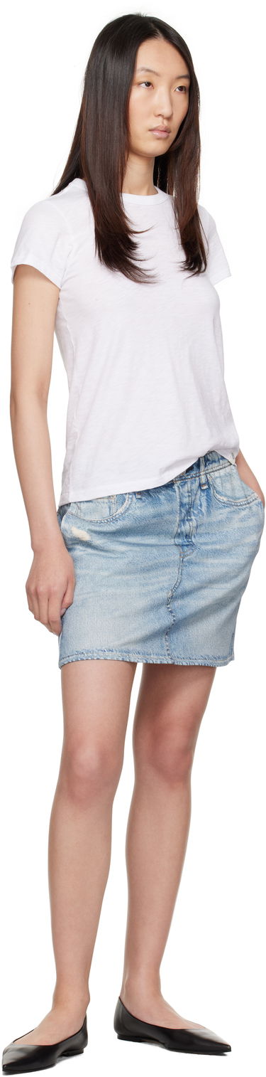 Kjol rag & bone rag & bone Miramar Terry Miniskirt Blå | WCW25PB0048204, 3