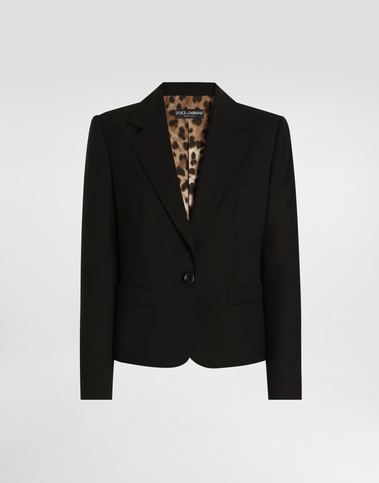Jacka Dolce & Gabbana Dolce & Gabbana Sallia Bi-Stretch Jacket Svart | F29NGTFUBGCN0000, 0