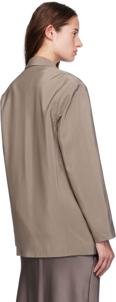 Jacka Anine Bing Single-Breasted Blazer Beige | A-01-2007-TPU23, 2