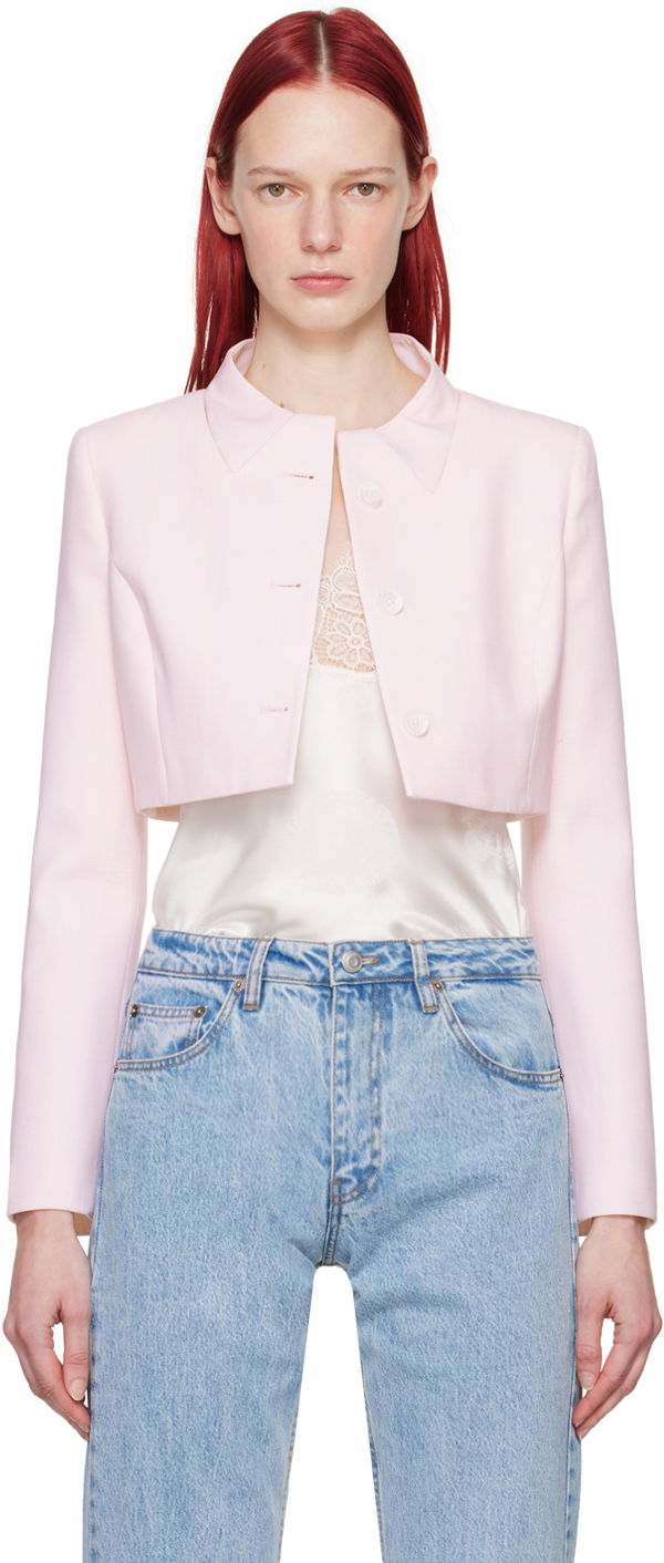 Jacka Coperni Coperni Cropped Jacket Rosa | COPV33BIS834