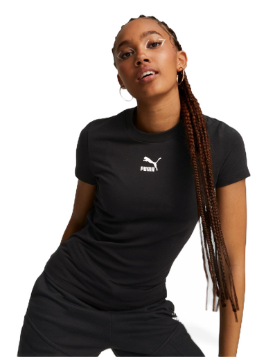 T-shirt Puma Classics Slim T-Shirt Svart | 535610_01