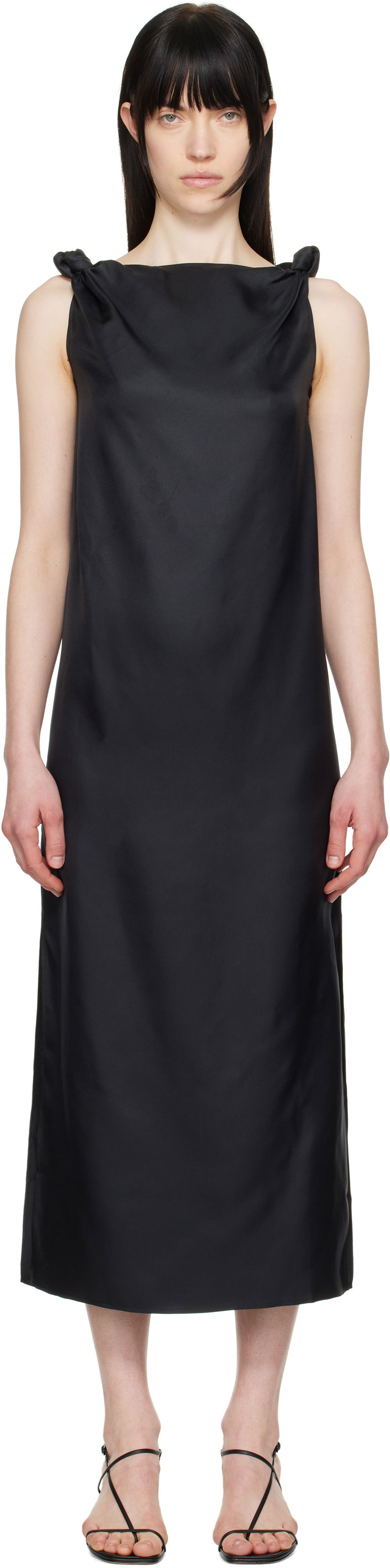 Klä Loulou de Saison Loulou de Saison Moun Midi Dress Svart | MOUN
