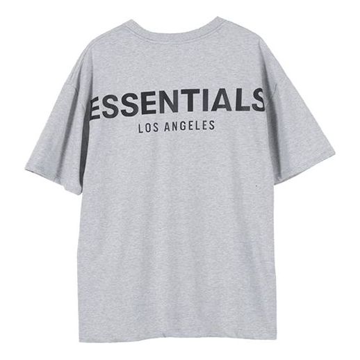 T-shirt Fear of God Essentials Los Angeles Reflective Short Sleeve T-Shirt Grå | FOG-SS20-006
