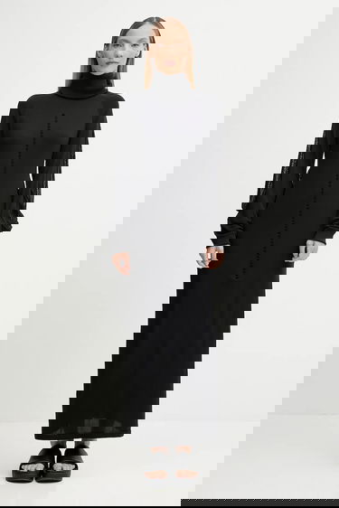 Klä Y-3 Y-3 Maxi Hooded Knit Dress Svart | JX2300, 0