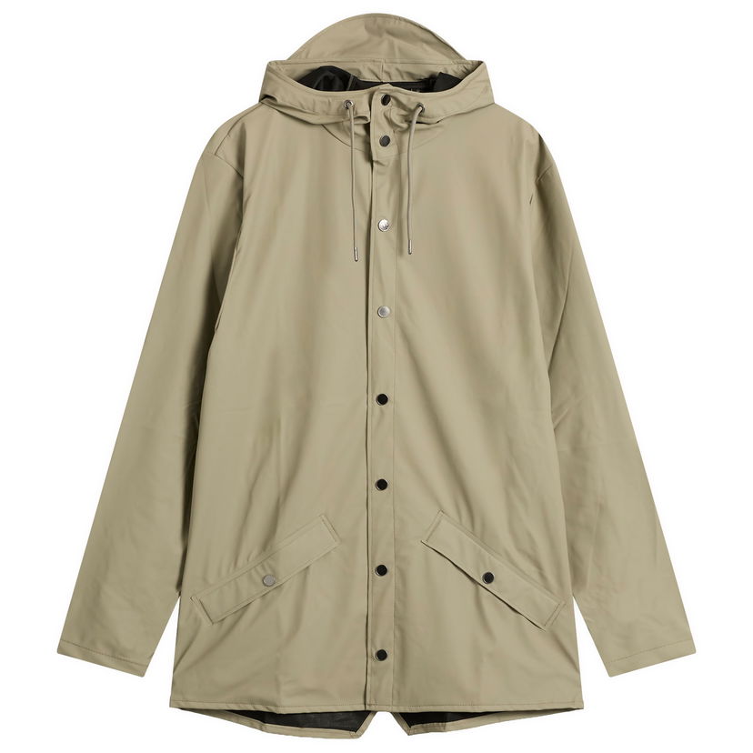 Jacka Rains Classic Hooded Rain Jacket, Size Small Beige | 12010-108