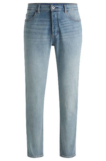 Jeans BOSS Tapered-Fit Stretch Denim Jeans Blå | 50529224, 0