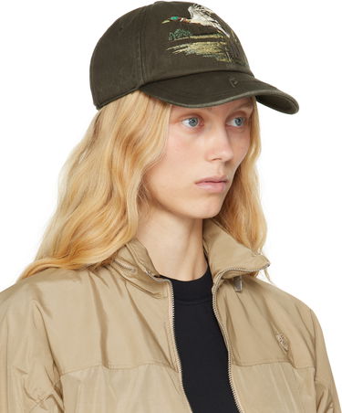 Keps Burberry Burberry Duck Gabardine Baseball Cap Grön | 8103757, 1