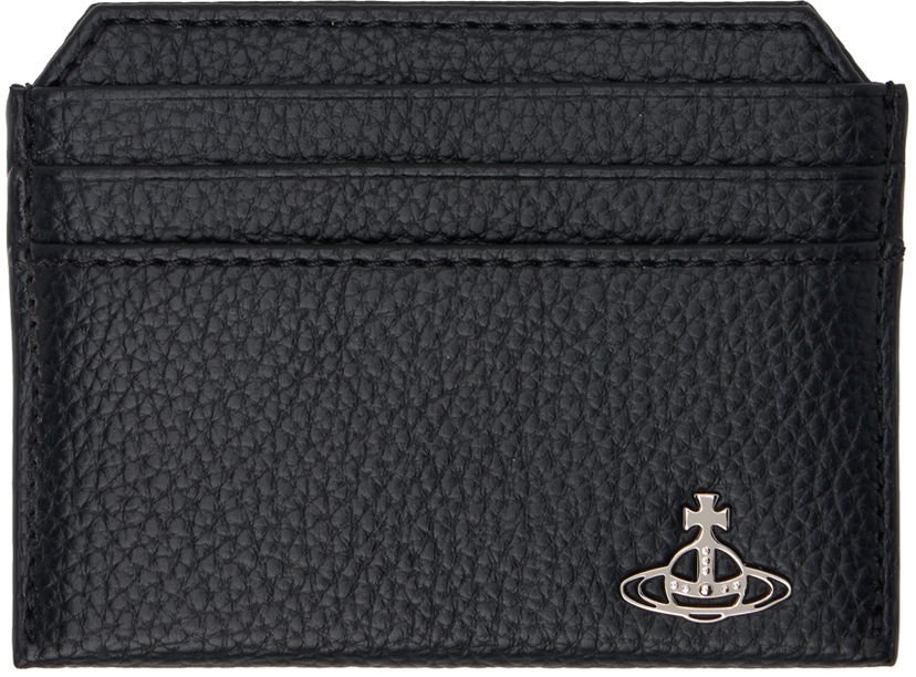 Kläder Vivienne Westwood Black Slim Card Holder Svart | 5403000BU-S000D-