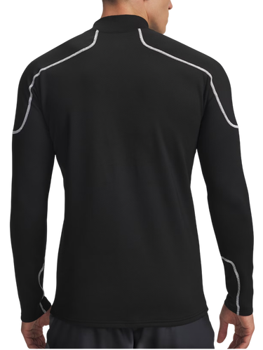 T-shirt Under Armour Under Armour ColdGear Grid Mock Neck Long Sleeve T-Shirt Svart | 6007127-001, 2