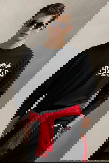 T-shirt Polo by Ralph Lauren Polo Ralph Lauren Motorsport Long Sleeve T-Shirt Svart | 710972612, 0