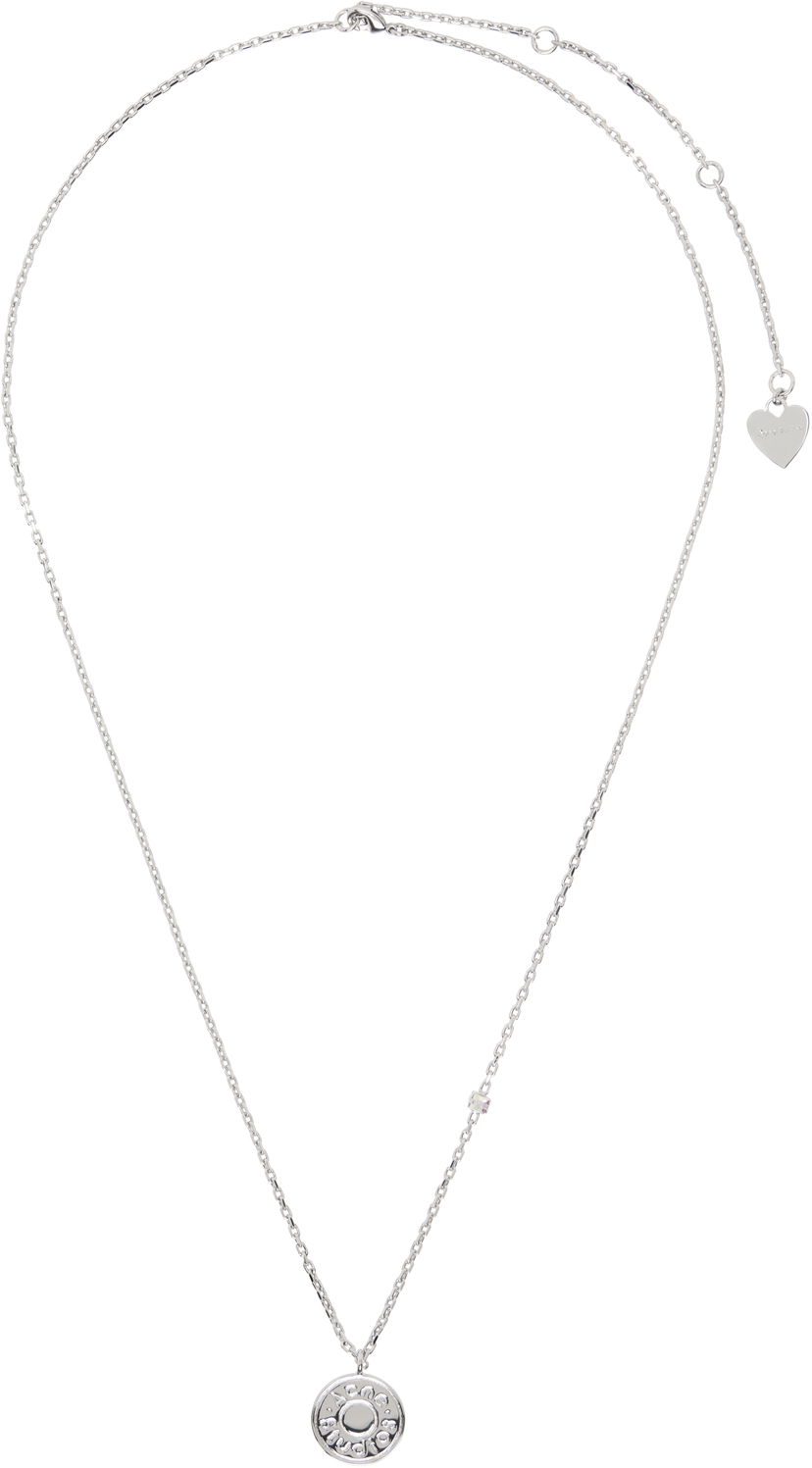 Halsband Acne Studios Acne Studios Logo Pendant Necklace Metallisk | C50456-