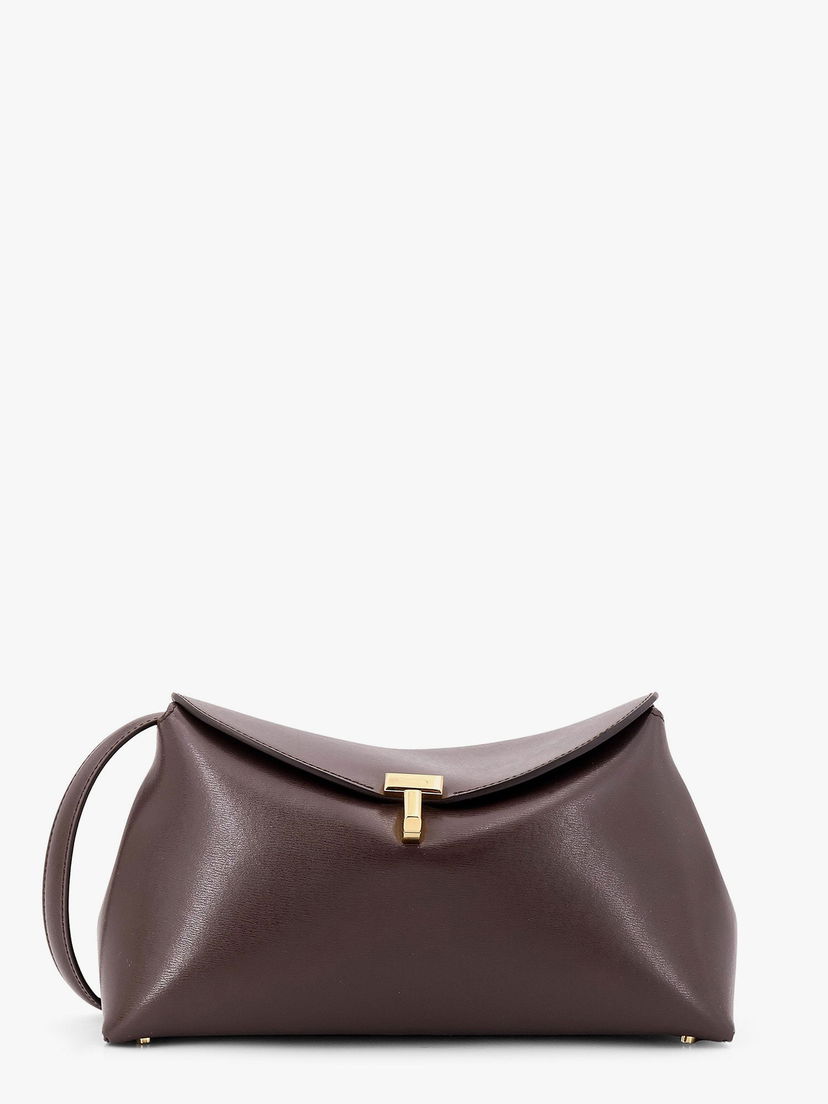 Handväska TOTEME Toteme T-Lock Shoulder Bag Brun | 244WAL950LE0025213
