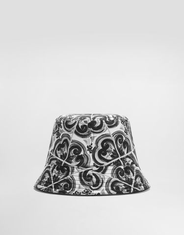 Hatt Dolce & Gabbana Dolce & Gabbana Majolica-Print Bucket Hat Flerfärgad | GH731AFSFNUIU3TN, 2