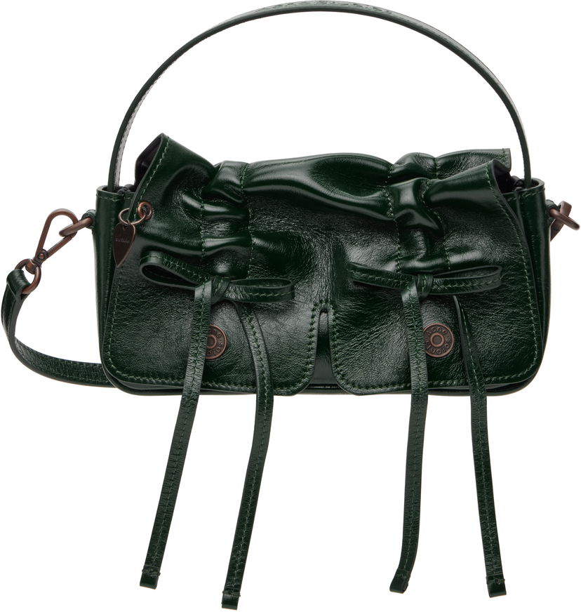 Axelväska Acne Studios Acne Studios Multipocket Micro Bag Grön | A10431-