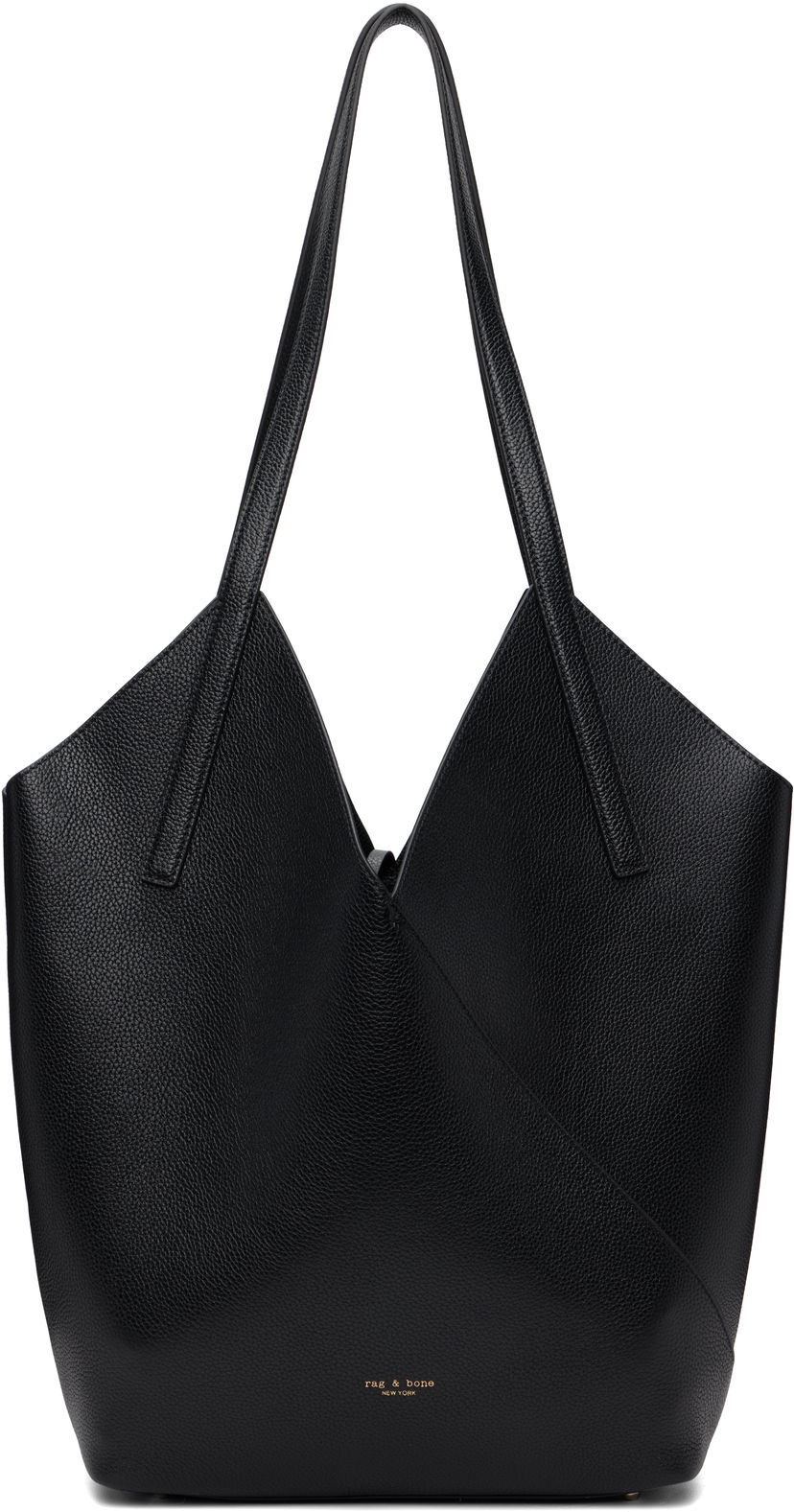 Tygpåse rag & bone Rag & Bone Alix Leather Tote Svart | LE100823
