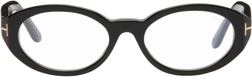 Solglasögon Tom Ford Tom Ford Oval Glasses Svart | FT6067-B_54001