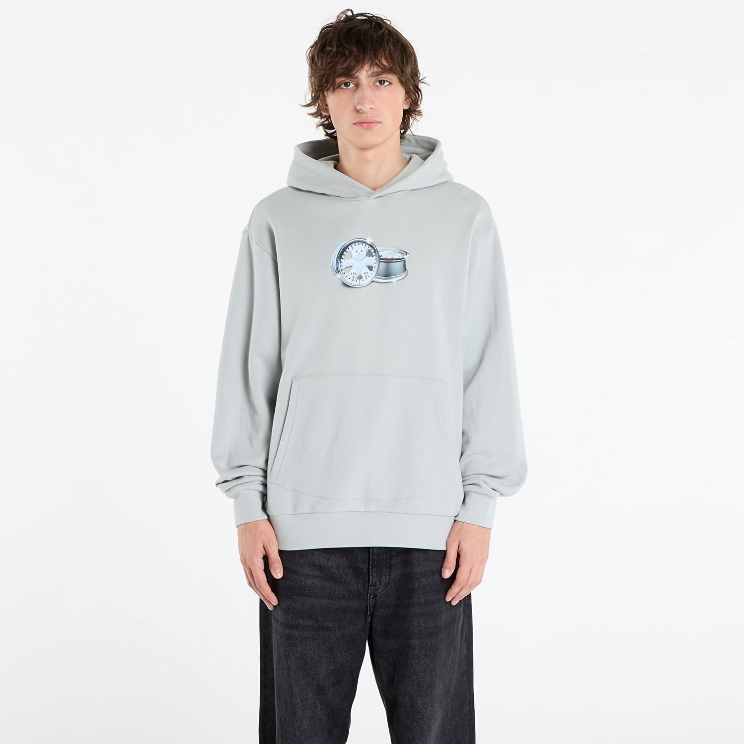 Sweatshirt RIPNDIP RIPNDIP Nerm On Wheels Hoodie Grå | RNDFALL25112, 0