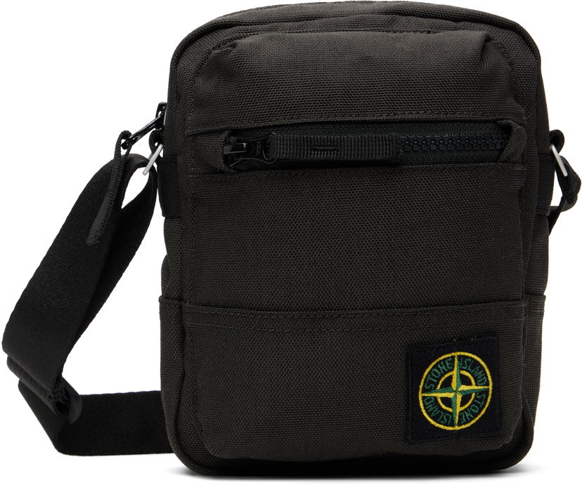 Axelväska Stone Island Stone Island CORDURA 1500 Crossbody Bag Svart | K1S15 9200014 S0075