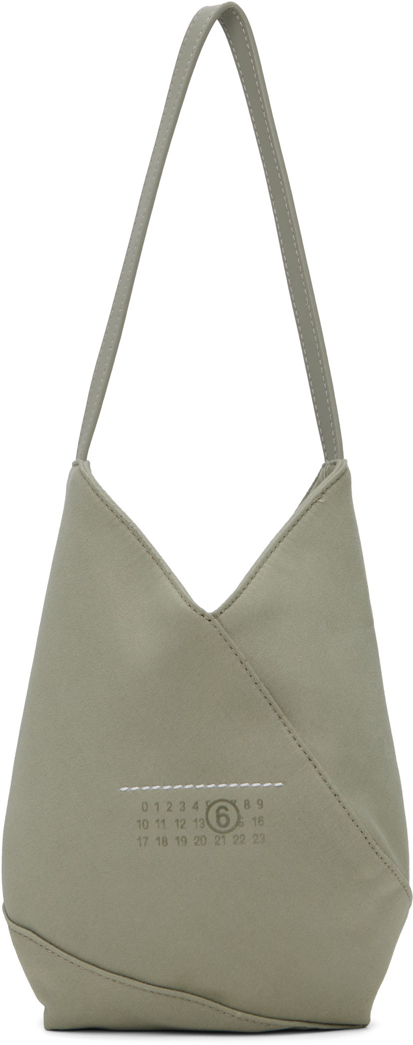 Tygpåse Maison Margiela Classic Satin Bag Grå | SB5WD0025 P6995