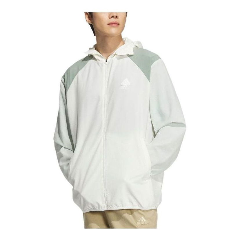 Vindjacka adidas Originals Woven Colorblocked Jacket Vit | JJ1304