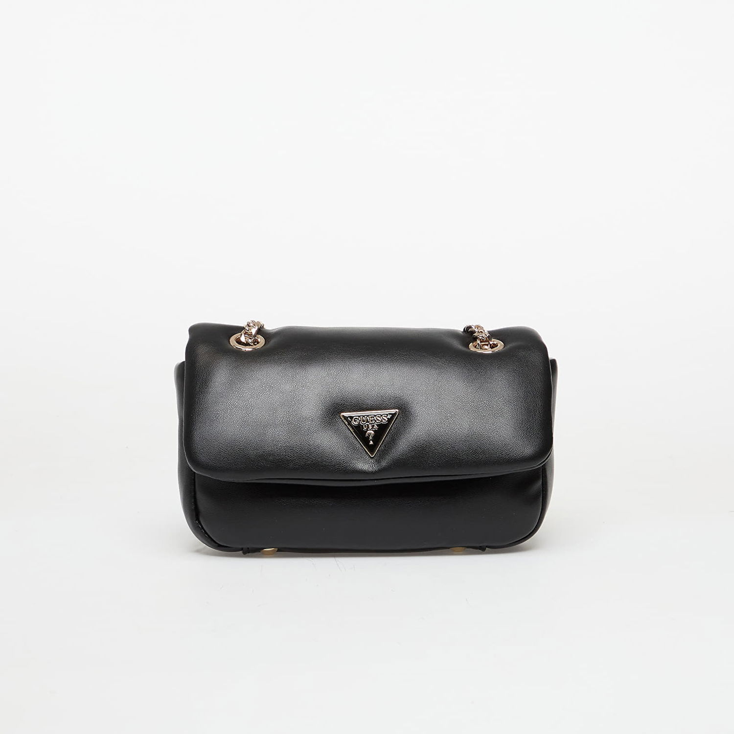 Axelväska GUESS Sunetra Mini Convertible Crossbody Flap Bag Svart | HWNG7534780-BLA, 0