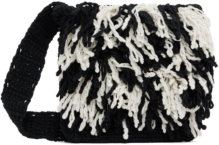 Axelväska ADER ERROR Fringed Crochet Shoulder Bag Flerfärgad | BMADSSBA0302BK