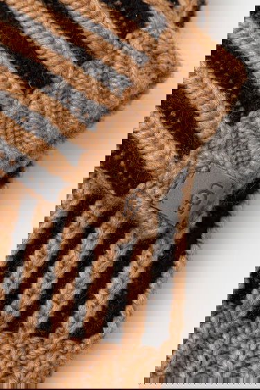 Tillbehör UGG CHUNKY Knitted Striped Wool Blend Hat and Fingerless Gloves Set Flerfärgad | 103605, 4