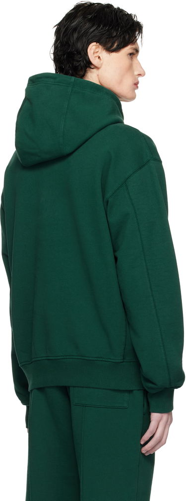Sweatshirt Casablanca Diamond Logo Cotton-Jersey Hoodie Grön | MPS25-JTP-292-01, 2
