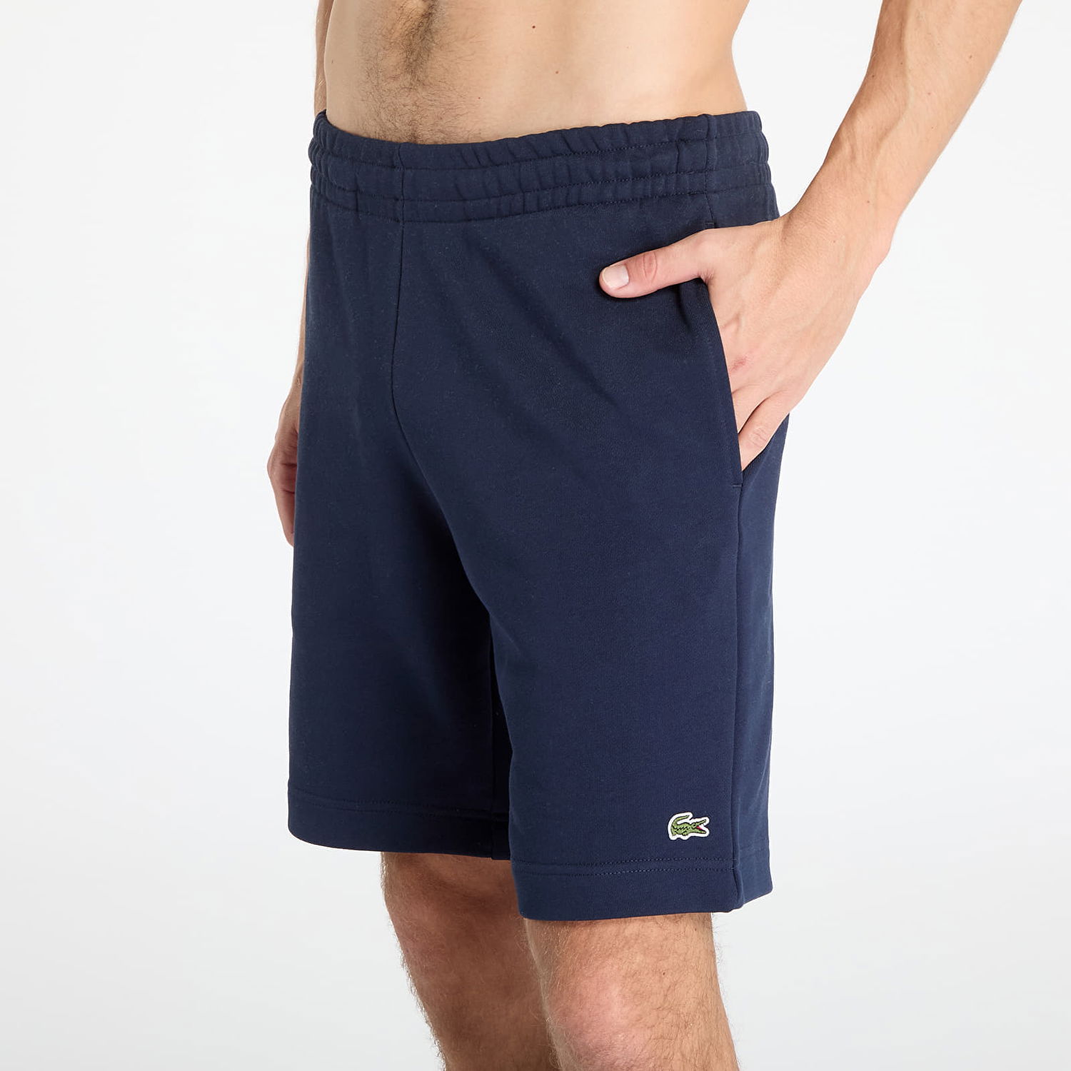 Shorts Lacoste Lacoste Fleece Shorts Mörkblå | GH9860 166, 1