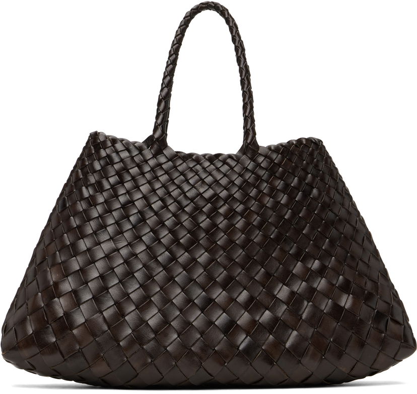 Tygpåse Dragon Diffusion Dragon Diffusion Santa Croce Small Tote Bag Brun | 8893