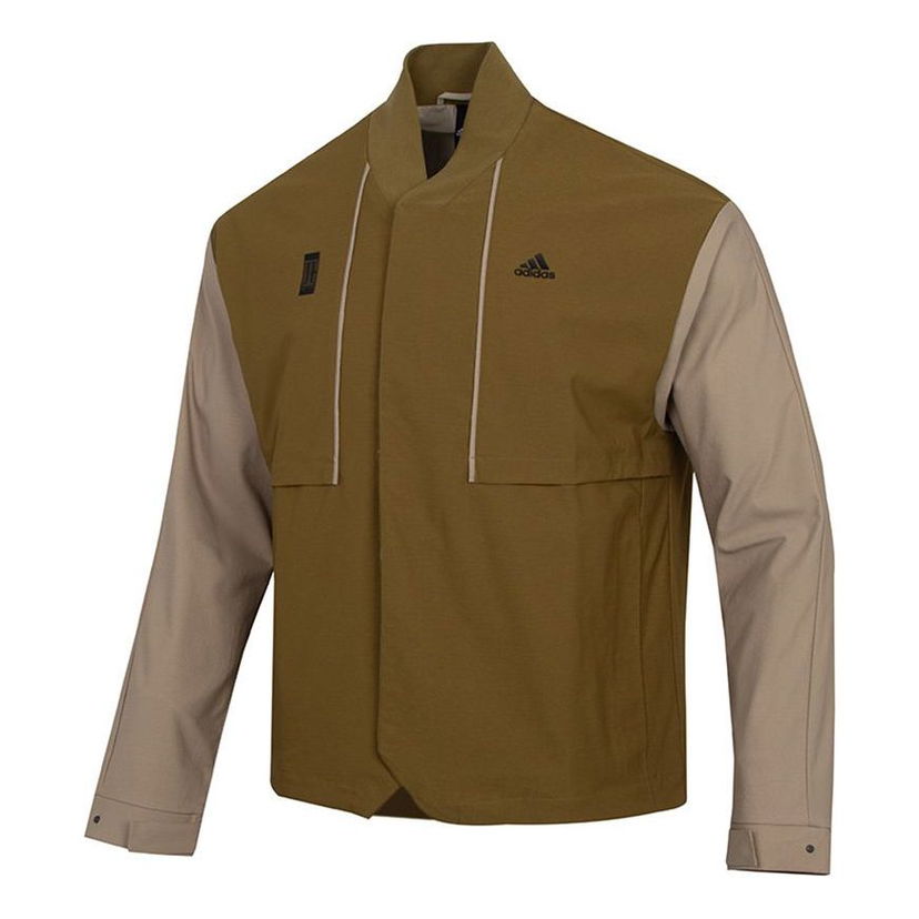 Bomberjacka adidas Originals Splicing Contrasting Colors Casual Sports Jacket Brun | H39339