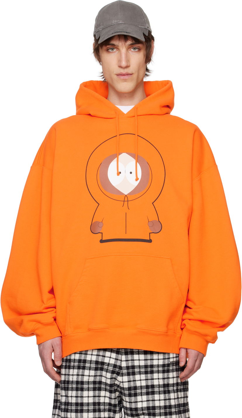 Sweatshirt VETEMENTS Vetements Kenny Oversized Hoodie Orange | UA66HD690O