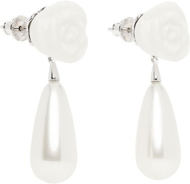 Örhängen SHUSHU/TONG SHUSHU/TONG YVMIN Edition Rose Faux-Pearl Earrings Vit | 25304WHT00DN2, 1