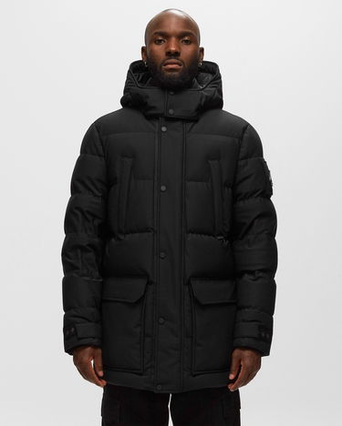 Parkas Moose Knuckles Nylon Blend Down Coat Svart | M32MJ152-292, 3