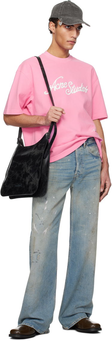 T-shirt Acne Studios Acne Studios Logo T-Shirt Rosa | CL0327-, 3