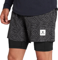 Reflective Pace 2 in 1 Shorts 5''