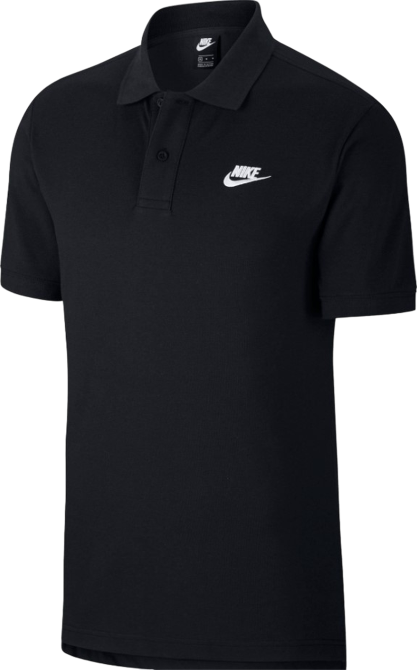 Polotröja Nike TM COTTON POLO Svart | 0208nz-010