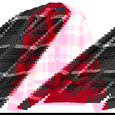 Sweater Polo by Ralph Lauren Check Cardigan Flerfärgad | 710980843001-Red, 0