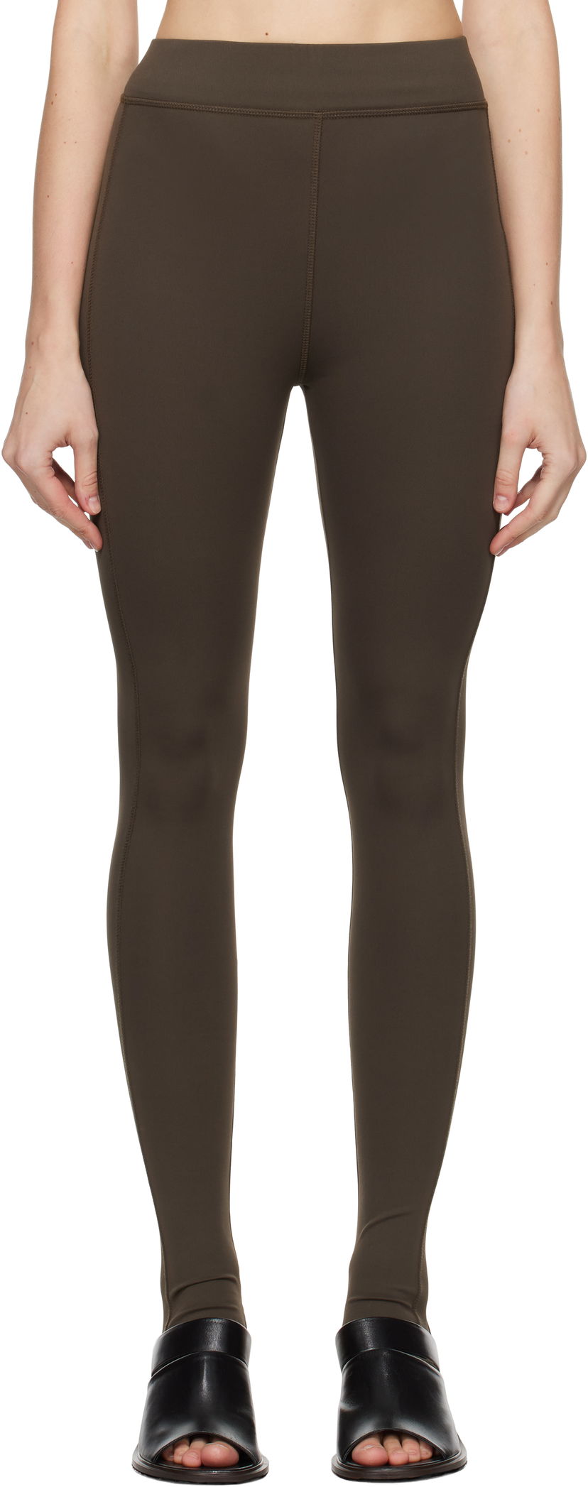 Damasker LEMAIRE LEMAIRE Second Skin Jersey Leggings Grön | PA1144 LJ1023