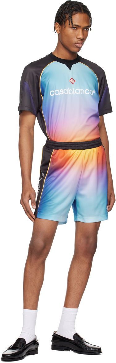 Shorts Casablanca Casablanca Gradient Football Shorts Flerfärgad | MS25-JTR-253-01, 3